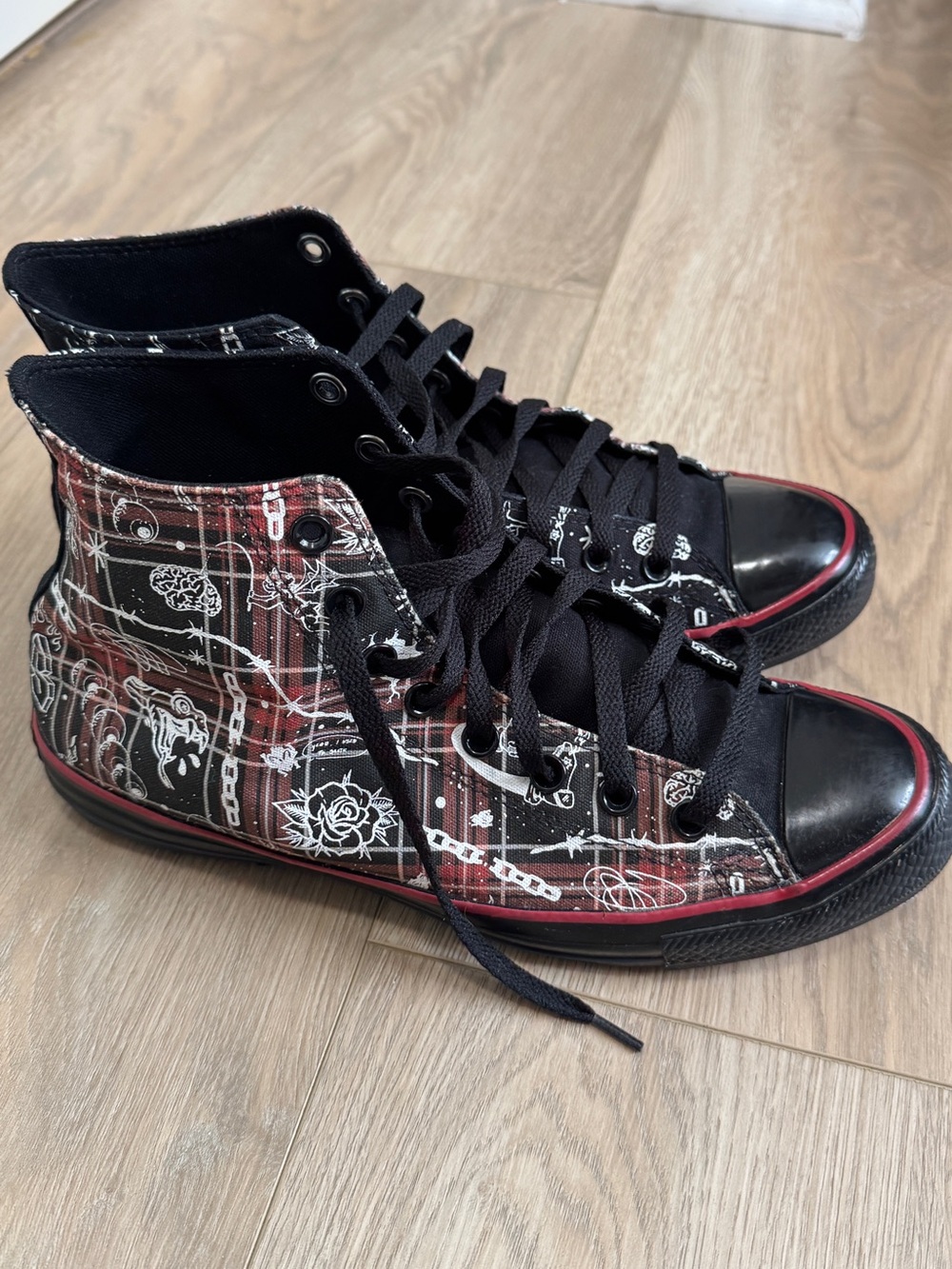 Converse Chuck Taylor Xavi Official Graphic Doodle Men's High-Top Sneakers 9.5 - Picture 5 of 8
